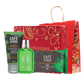 Presente Rotina de Banho Viagem Caf&eacute; Verde